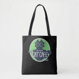 Bolso De Tela El diseño del logotipo clásico del Alaska Cat Cafe