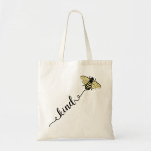 Bolso De Tela El diseño gráfico de las abejas amarillas