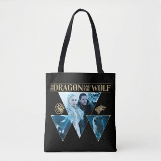 Bolso De Tela El Dragón y el Gráfico Wolf Daenerys & Jon