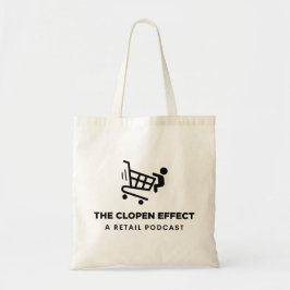 Bolso De Tela El efecto Clopen - Logotipo negro