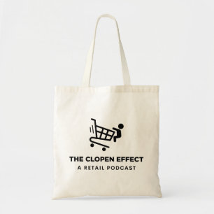 Bolso De Tela El efecto Clopen - Logotipo negro