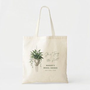 Bolso De Tela El empate botánico de la Moda Boho la ducha de nov