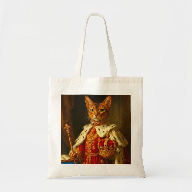 Bolso De Tela El emperador de un rayo de sol | Gato Napoleon (Frente)