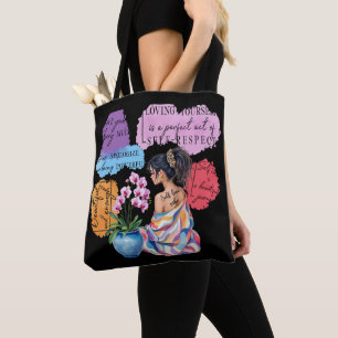 Bolso De Tela El empoderamiento de la mujer inspira afirmaciones