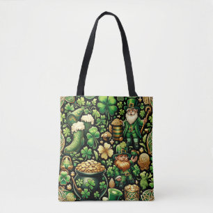 Bolso De Tela El encanto de la Isla Esmeralda: el Día de San Pat