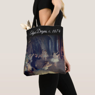 Bolso De Tela El ensayo en escena, de Degas: