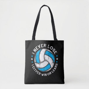 Bolso De Tela El equipo de motivación del jugador de voleibol q