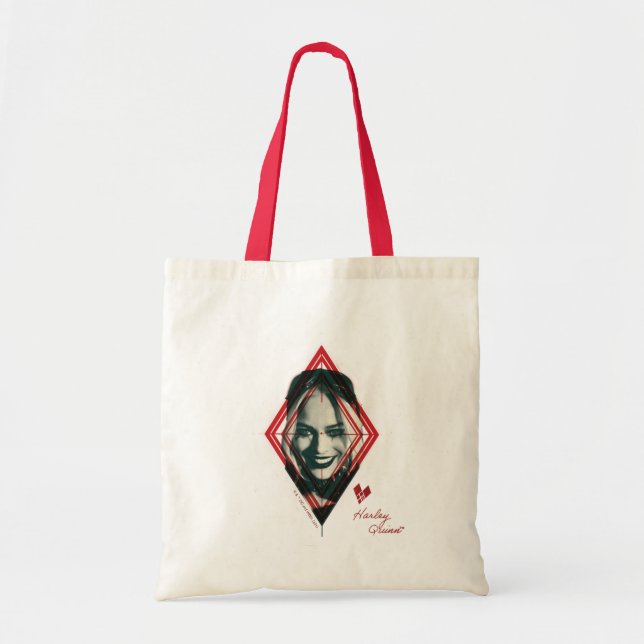 Bolso De Tela El escuadrón suicida | Harley Quinn Diamond Target (Frente)