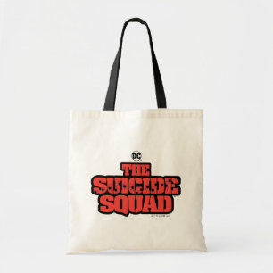 Bolso De Tela El escuadrón suicida Logo rojo y negro