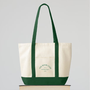 Bolso De Tela El Escudo verde del Club del Libro Discute sobre l