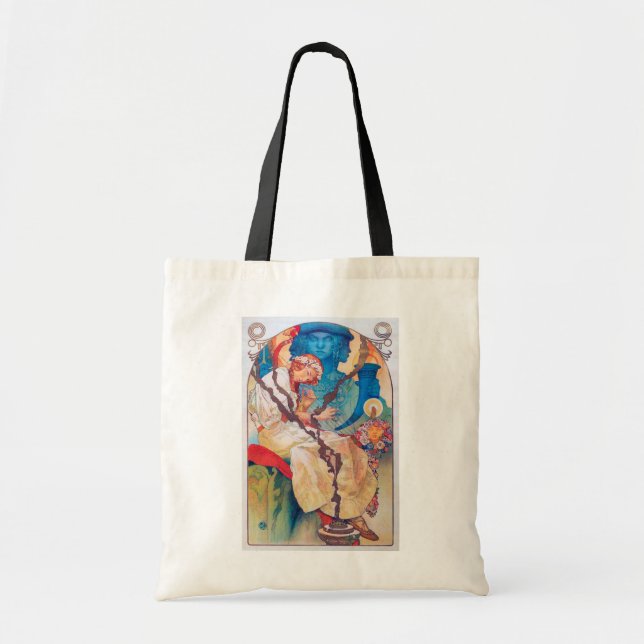 Bolso De Tela El eslavo épico, Alphonse Mucha (Frente)
