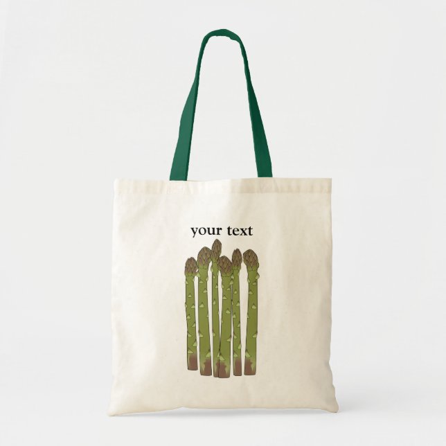 Bolso De Tela El espárrago alancea los Veggies vegetales del (Frente)