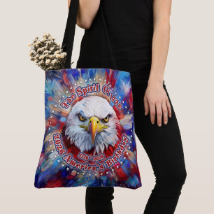 Bolso De Tela El Espíritu De 1776, 2026 Águila Roja de Fuegos Ar