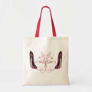Bolso De Tela El estilete rojo calza arte
