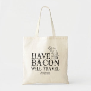 Bolso De Tela El estilo del Grunge tiene tocino viajará
