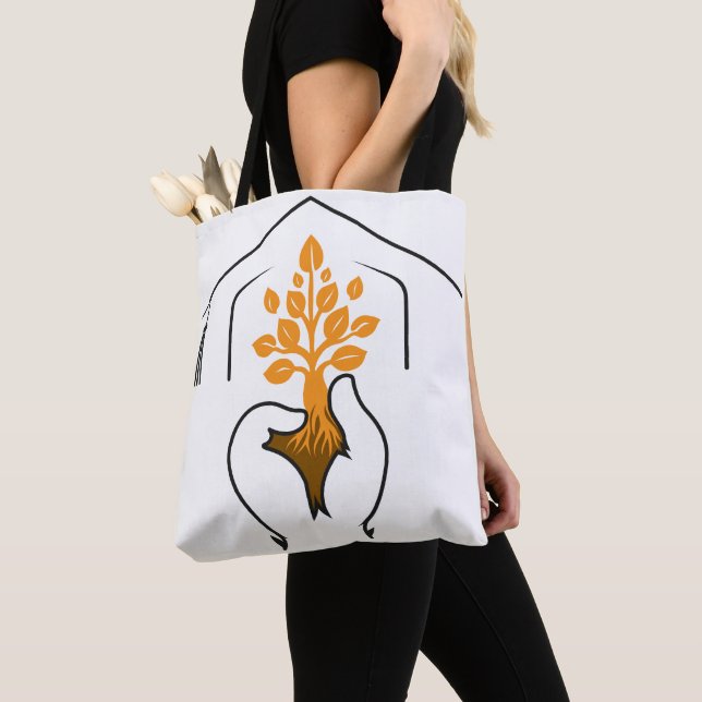 Bolso De Tela El éxito está plasmado en un eslogan poderoso (Detalle)