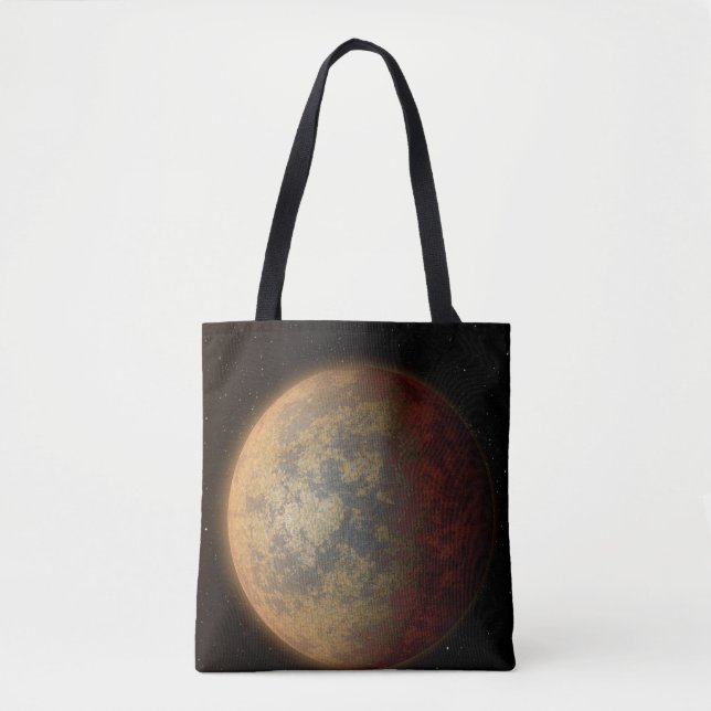 Bolso De Tela El Exoplaneta Rocky Caliente Hd 219134 B. (Anverso)