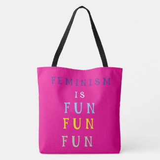 Bolso De Tela El feminismo es divertido divertido divertido