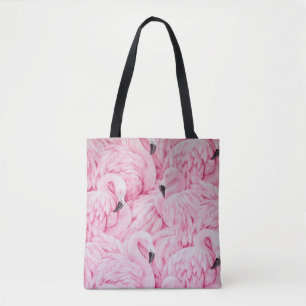 BOLSO DE TELA EL FLAMINGO ESTÁ EN TODAS PARTES