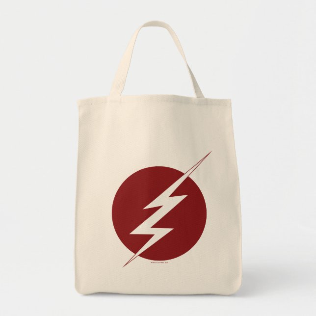 Bolso De Tela El Flash | Logo de Lightning Bolt (Frente)