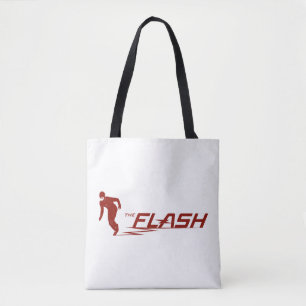 Bolso De Tela El Flash Logotipo del nombre del superhéroe