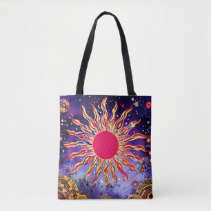 Bolso De Tela "El fuego bailarín del Cosmos" El Sol