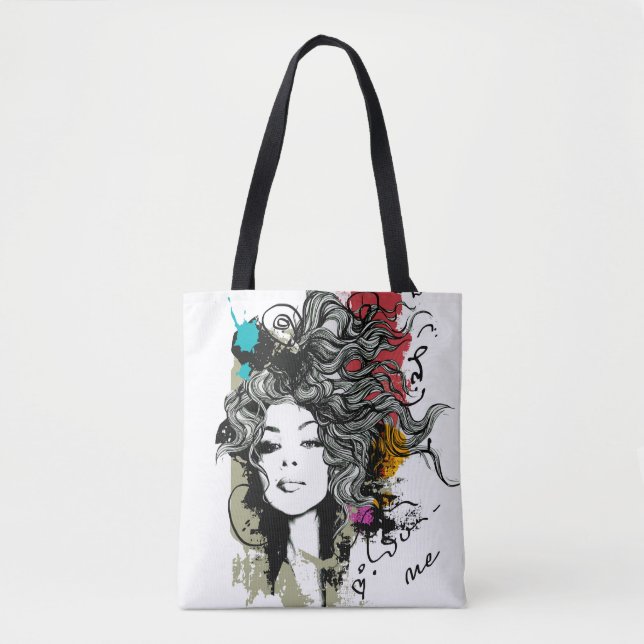Bolso De Tela El fuerte poder de la mujer (Anverso)