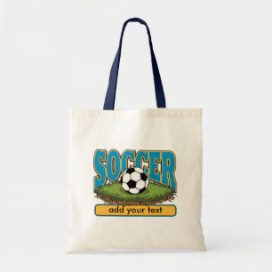 Bolso De Tela El fútbol de encargo añade el texto