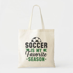 Bolso De Tela El fútbol es mi estación favorita