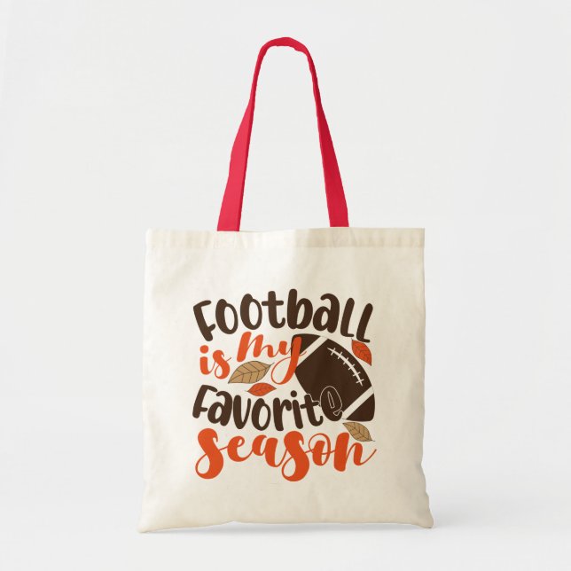 Bolso De Tela El fútbol es mi sesión favorita (Frente)
