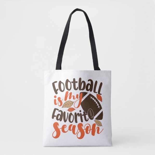 Bolso De Tela El fútbol es mi sesión favorita (Anverso)