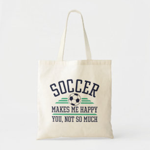 Bolso De Tela El fútbol me hace feliz no tanto