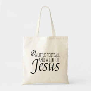 Bolso De Tela El fútbol y Jesús