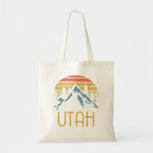 Bolso De Tela El Futuro Buen Vintage Ut Utah Montañas Al Aire Li