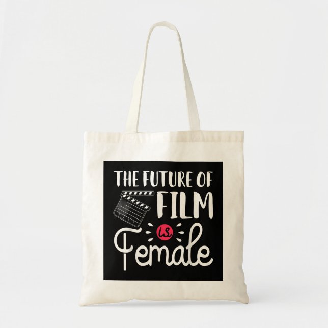 Bolso De Tela El Futuro Del Cine Es Una Cineasta Femenina Direct (Frente)