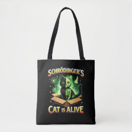 Bolso De Tela El gato curioso de Schrödinger