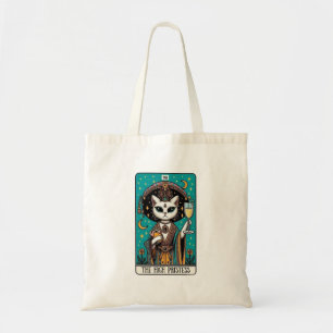 Bolso De Tela El gato de alta sacerdotisa Tarot Tote Bag