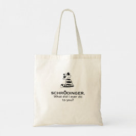 Bolso De Tela El Gato de Schrodinger Ciencia Filosofía Linda