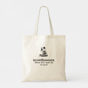 Bolso De Tela El Gato de Schrodinger Ciencia Filosofía Linda