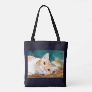 Bolso De Tela ¿El gato de Tabby blanco anaranjado puede nosotros