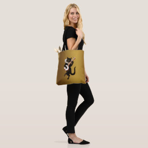 Bolso De Tela El Gato Musical,