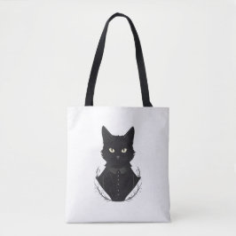 Bolso De Tela El gato negro encantado de Salem