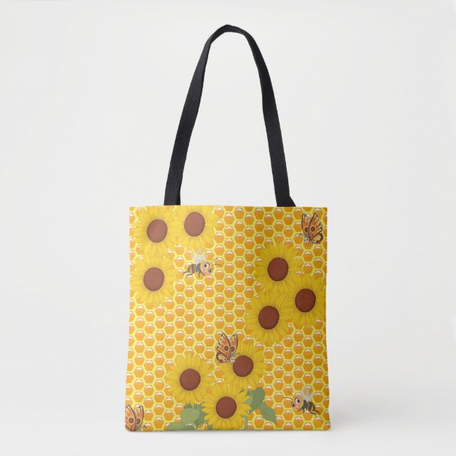 Bolso De Tela El género revela lo que será el bebé (Anverso)