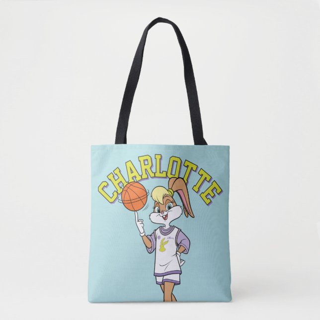 Bolso De Tela El giro de baloncesto de Lola (Anverso)