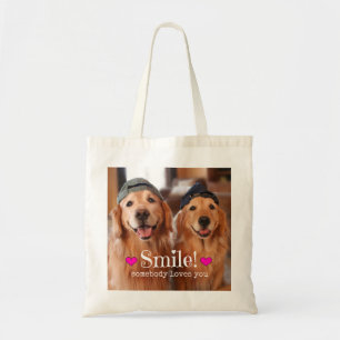 Bolso De Tela El golden retriever alguien le ama