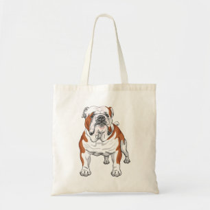 Bolso De Tela El gracioso Bulldog de un Personalizado de perro p