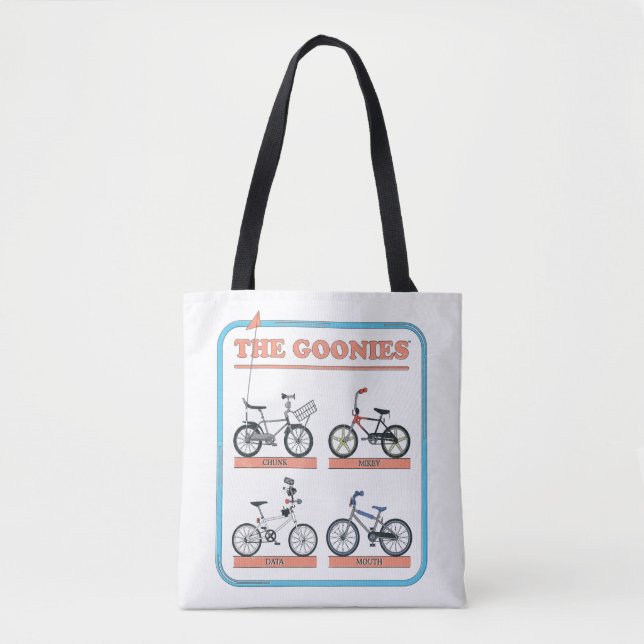 Bolso De Tela El gráfico de bicicletas de Goonies (Anverso)