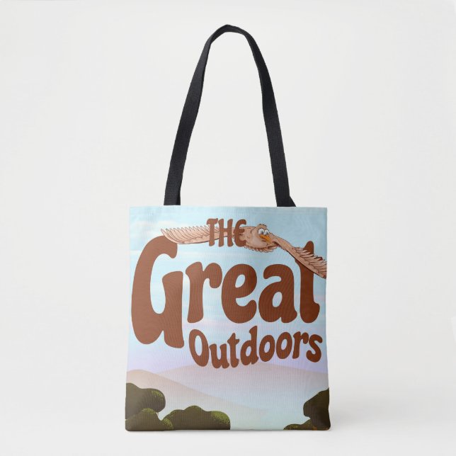 Bolso De Tela El Gran Aire Libre (Anverso)