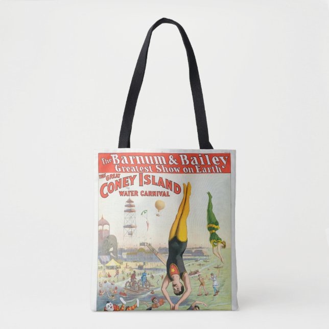 Bolso De Tela El Gran Carnaval del Agua de la Isla Coney (Anverso)