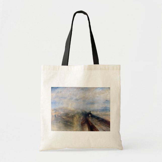 Bolso De Tela El Gran Ferrocarril Occidental, William Turner, 18 (Frente)